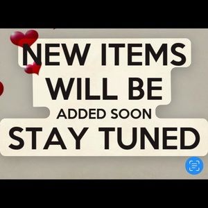 New items coming soon. 🛍